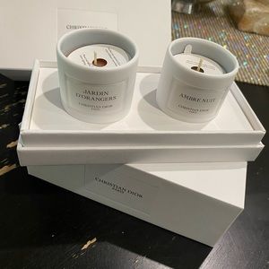 Dior mini candle set